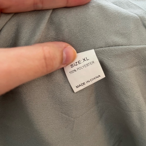 Sage green mini dress - Picture 4 of 4